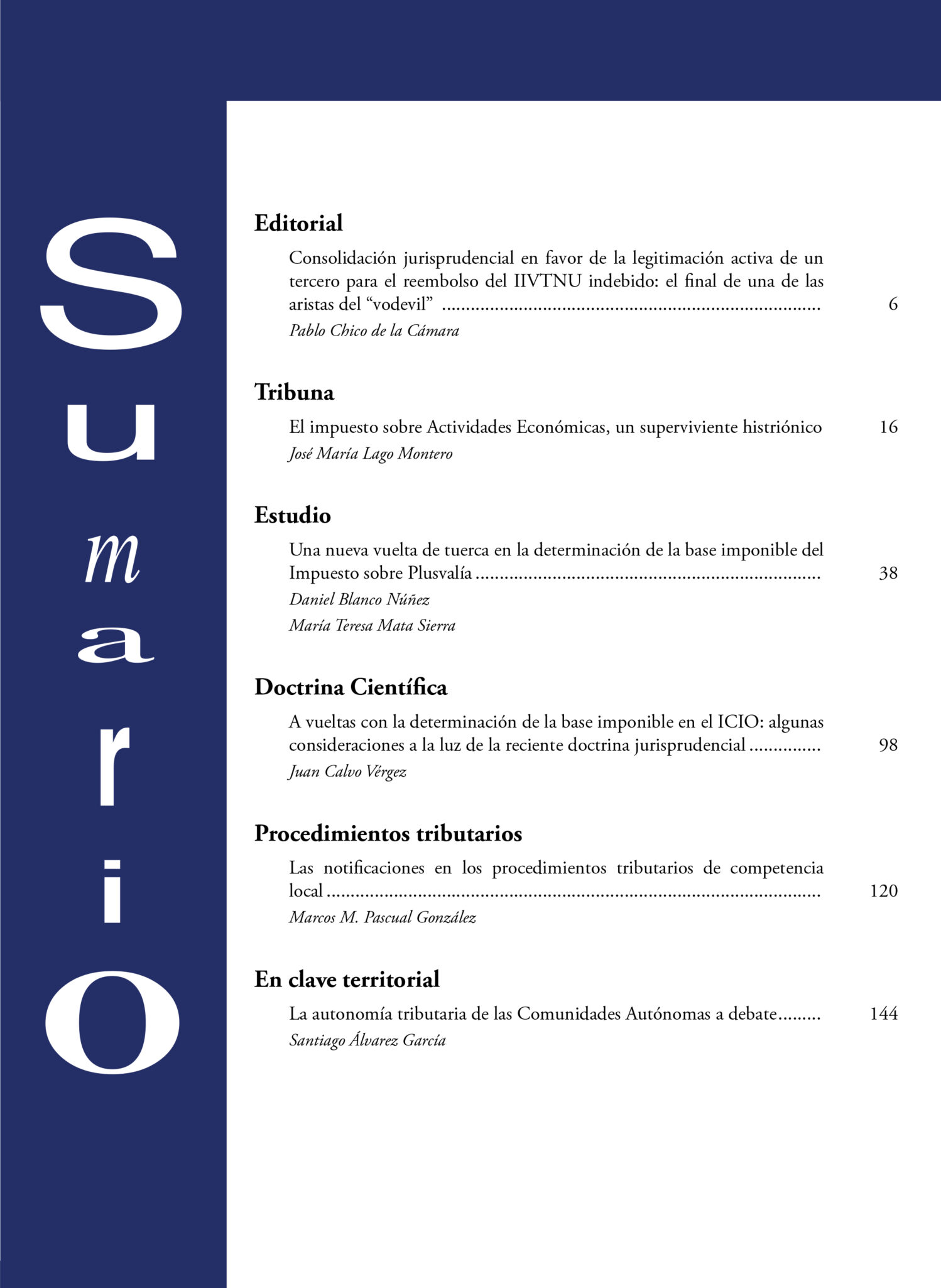 TRIBUTOS LOCALES • N.º 169 Julio Agosto 2024