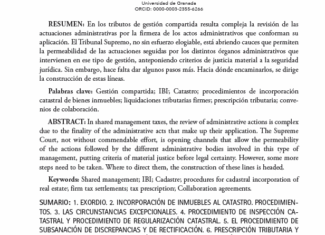 El IBI y su gestión compartida. Ernesto Eseverri.