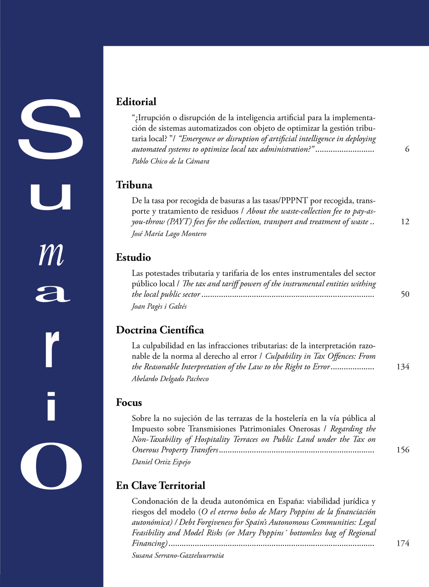 TRIBUTOS LOCALES • N.º 176 • Septiembre Octubre 2025